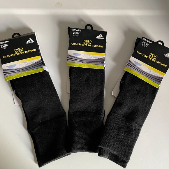 Adidas Field socks 3 pairs - Climalite - size XS - Picture 4 of 9